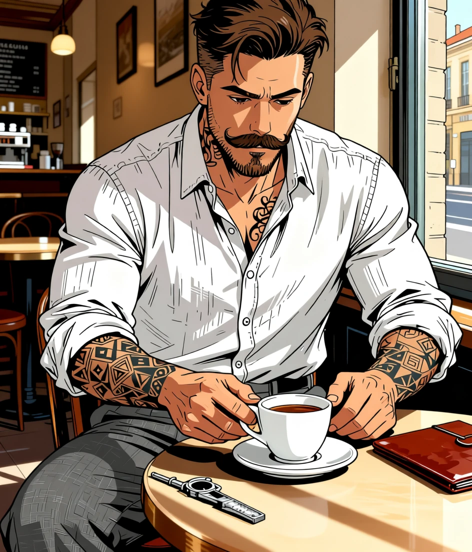 Alessio Mercer, anime art