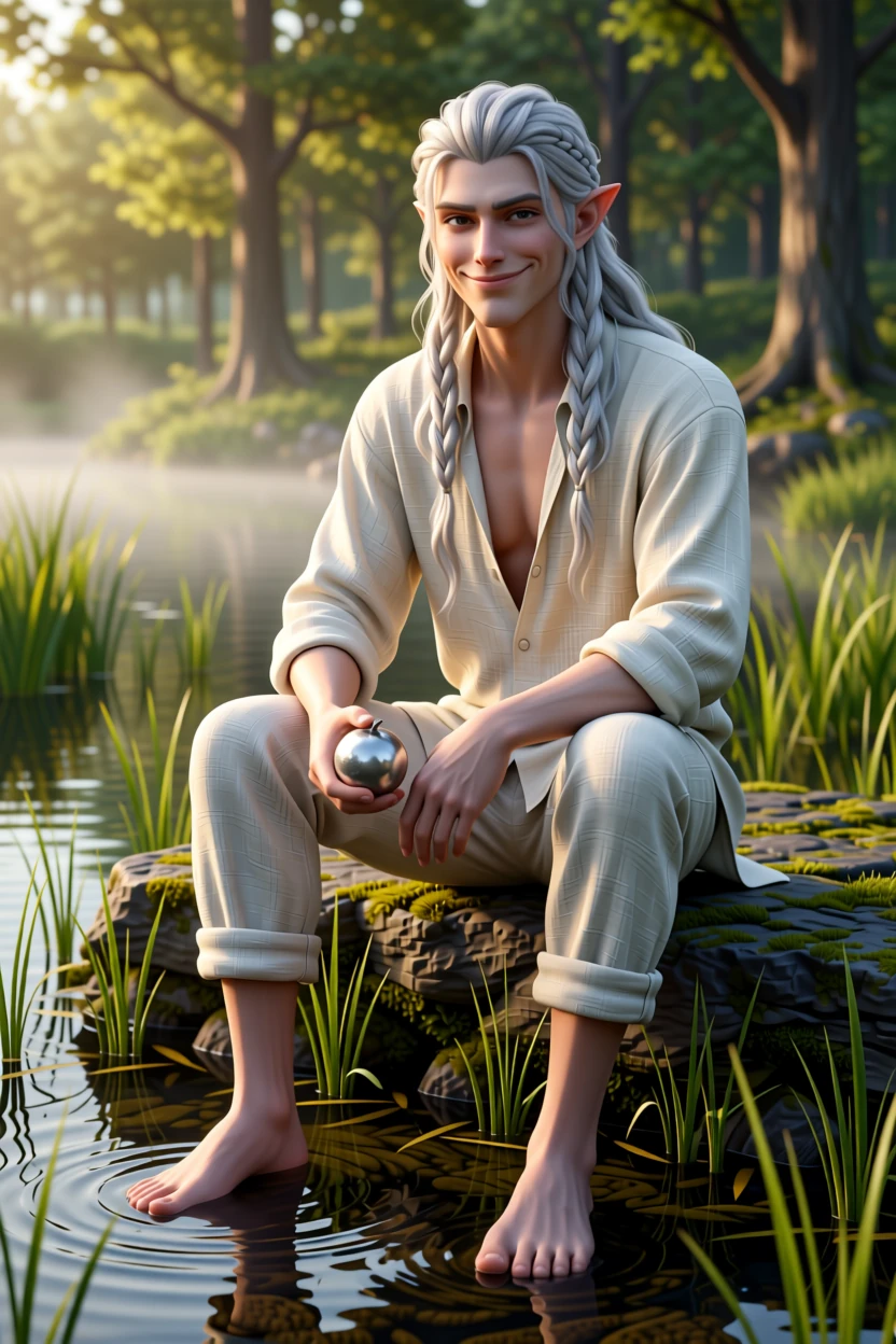 Caelen Silvermere, 3d art