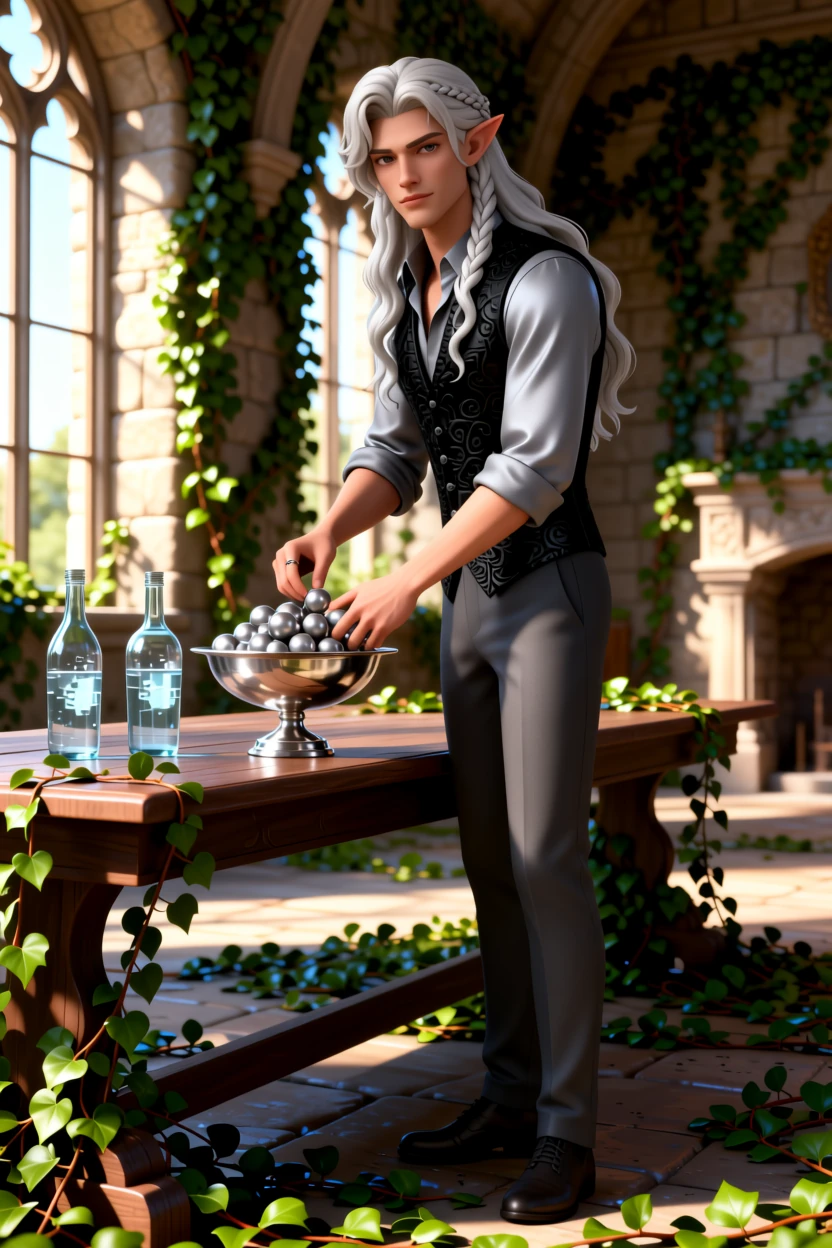 Caelen Silvermere, 3d art