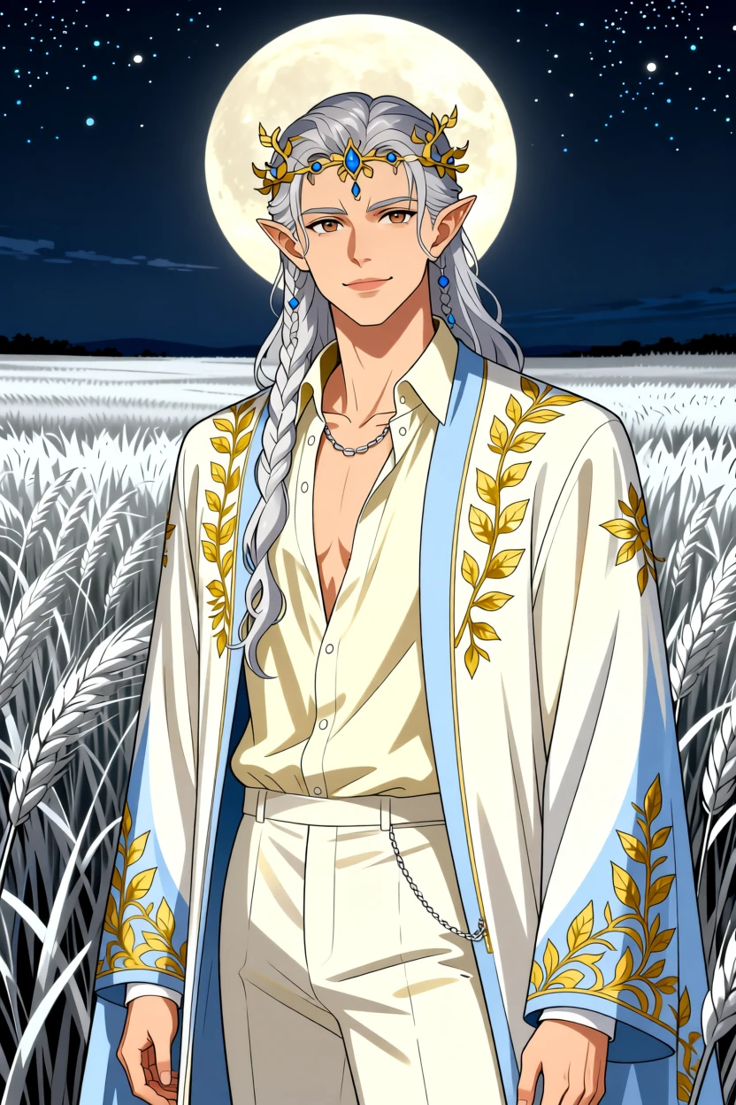 Caelen Silvermere, anime art