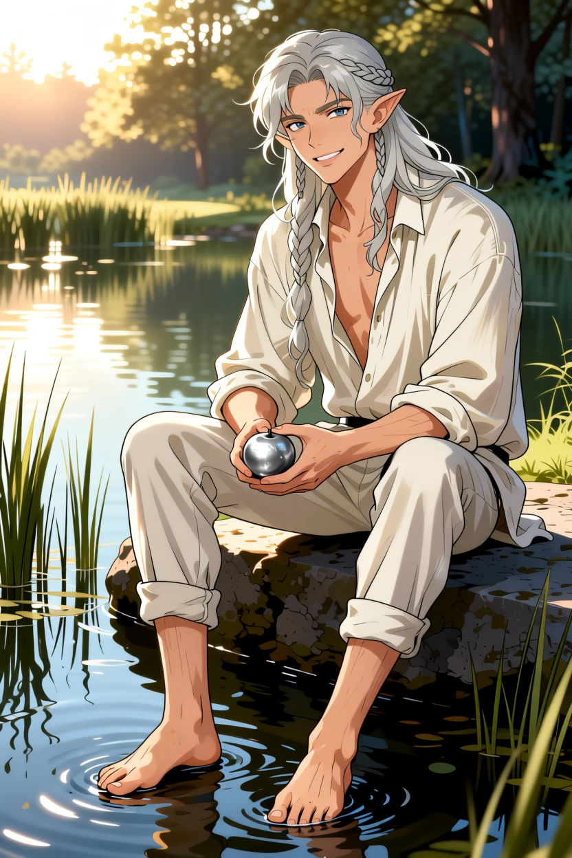 Caelen Silvermere, anime art