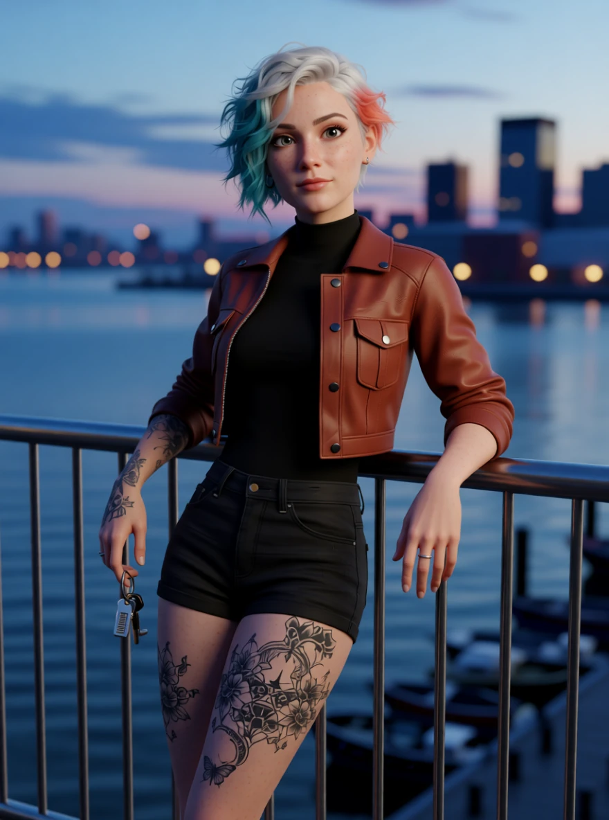 Elara Quinn, 3d art