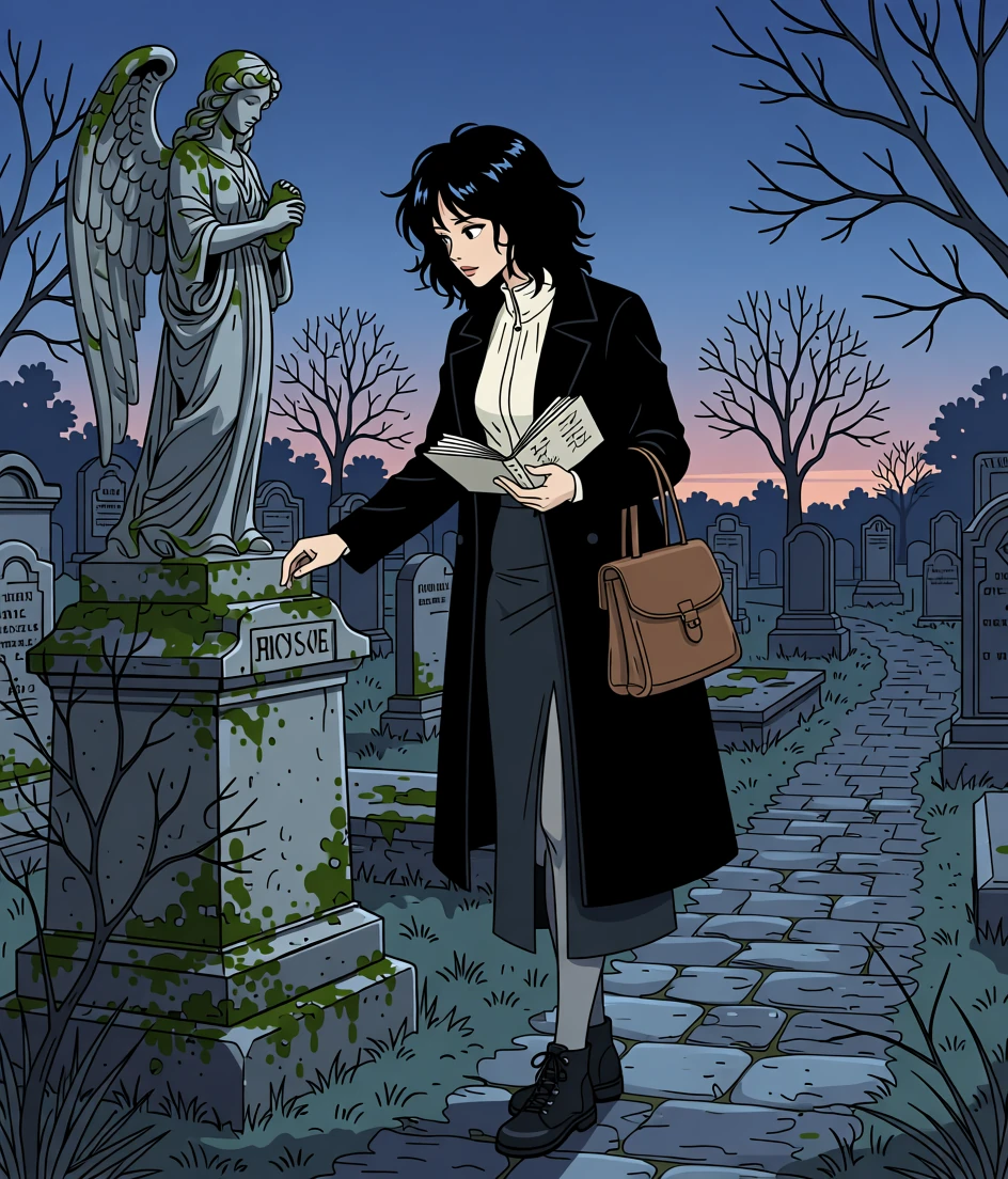 Ophelia Crowe, anime art