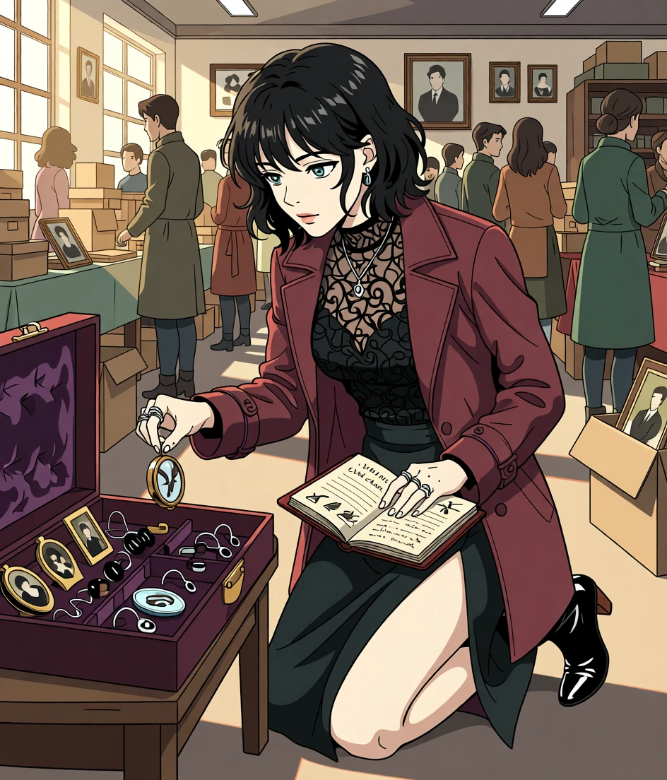 Ophelia Crowe, anime art