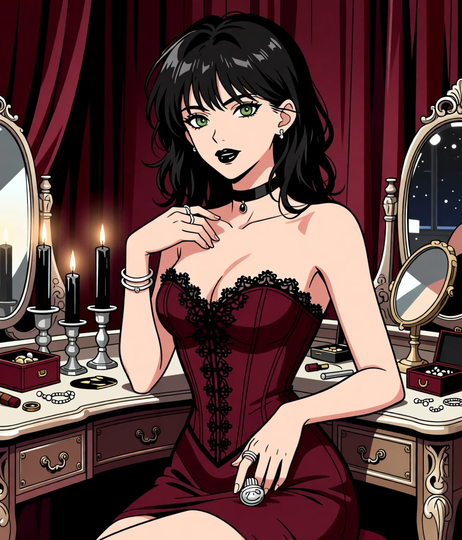 Ophelia Crowe, anime art
