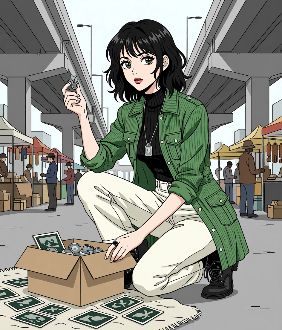 Ophelia Crowe, anime art