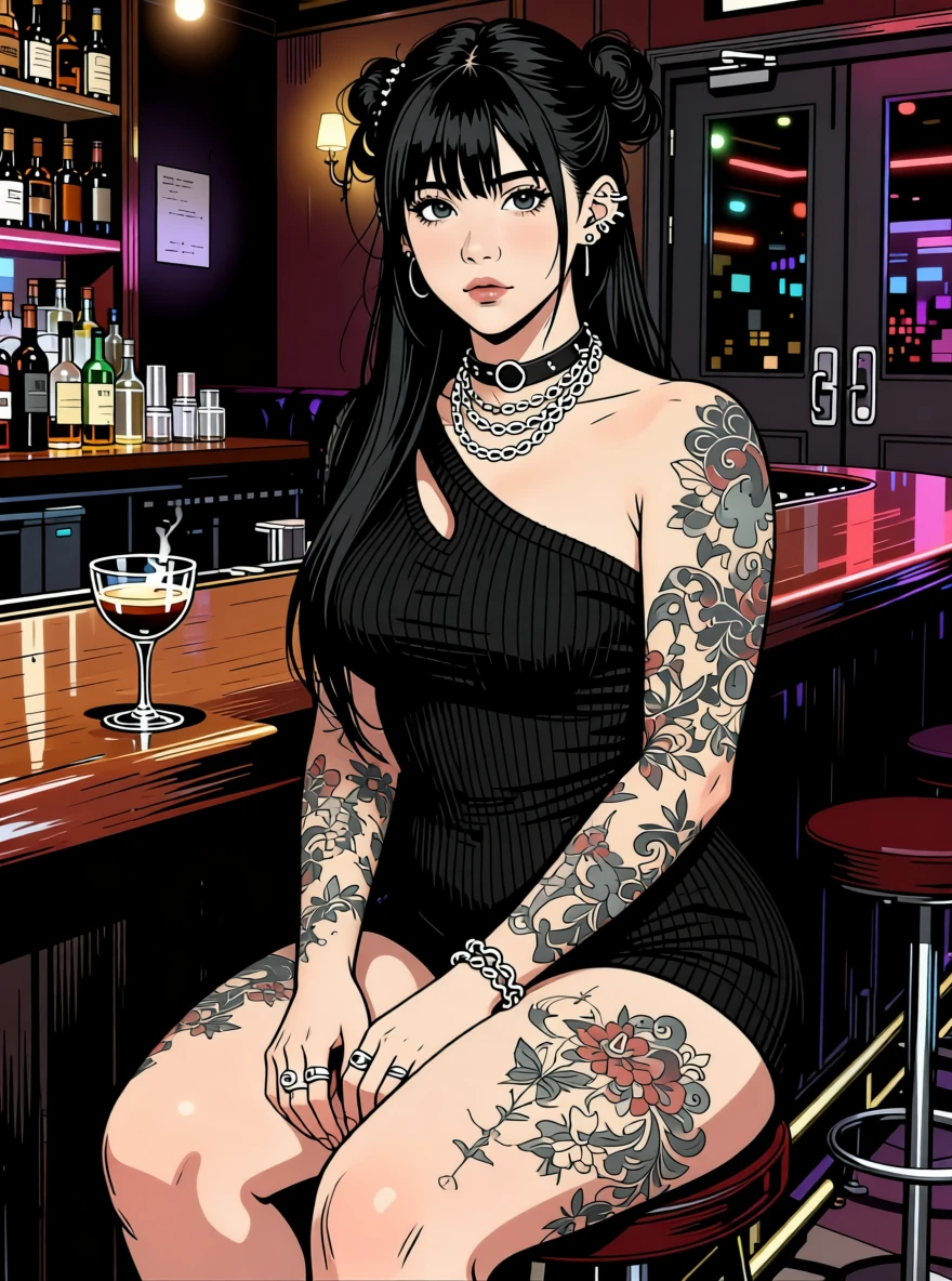 Reina Kuroi, anime art
