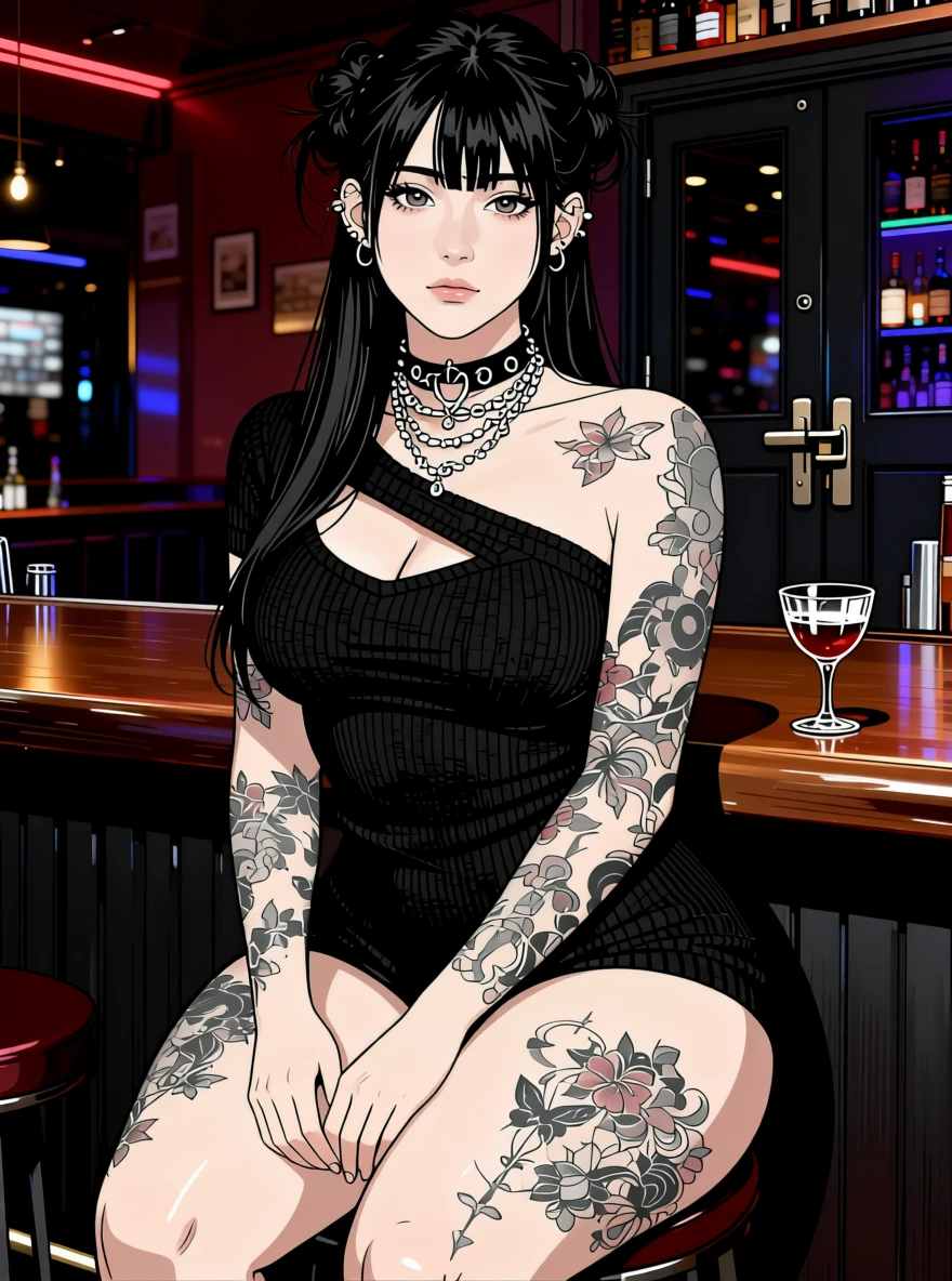 Reina Kuroi, anime art