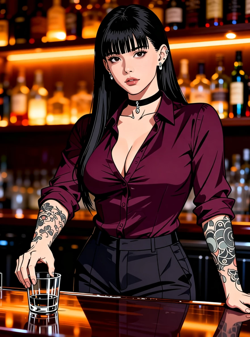 Reina Kuroi, anime art