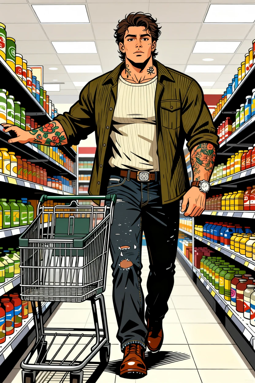 Ronan Mercer, anime art
