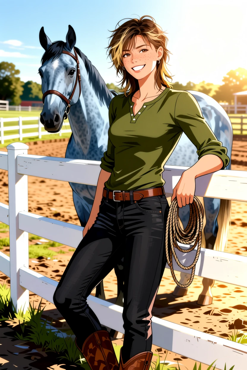 Sadie Boone, anime art