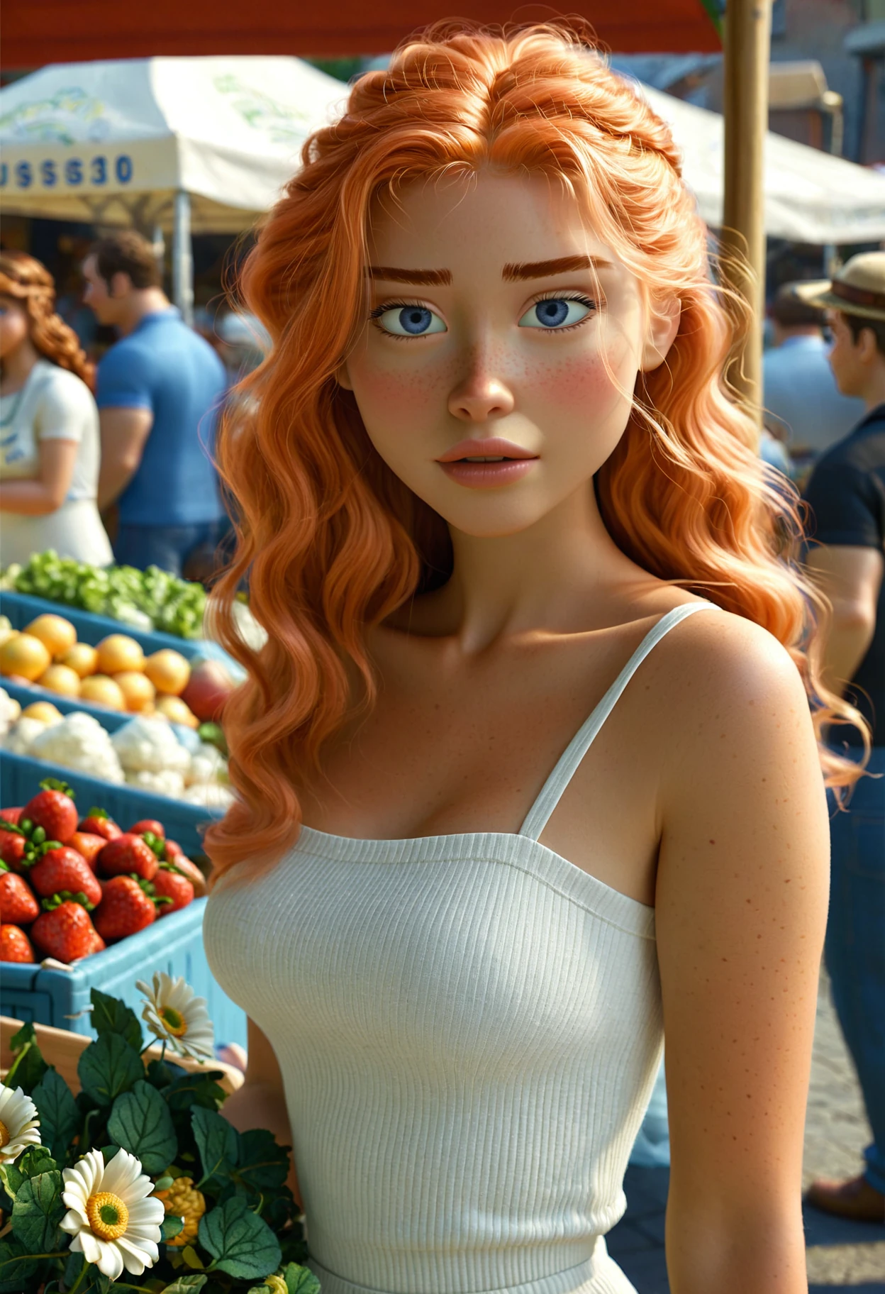 Sienna Rossie, 3d art