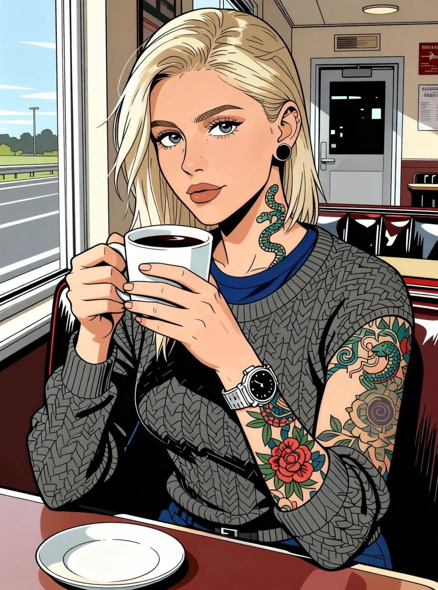 Sloane Mamie, anime art