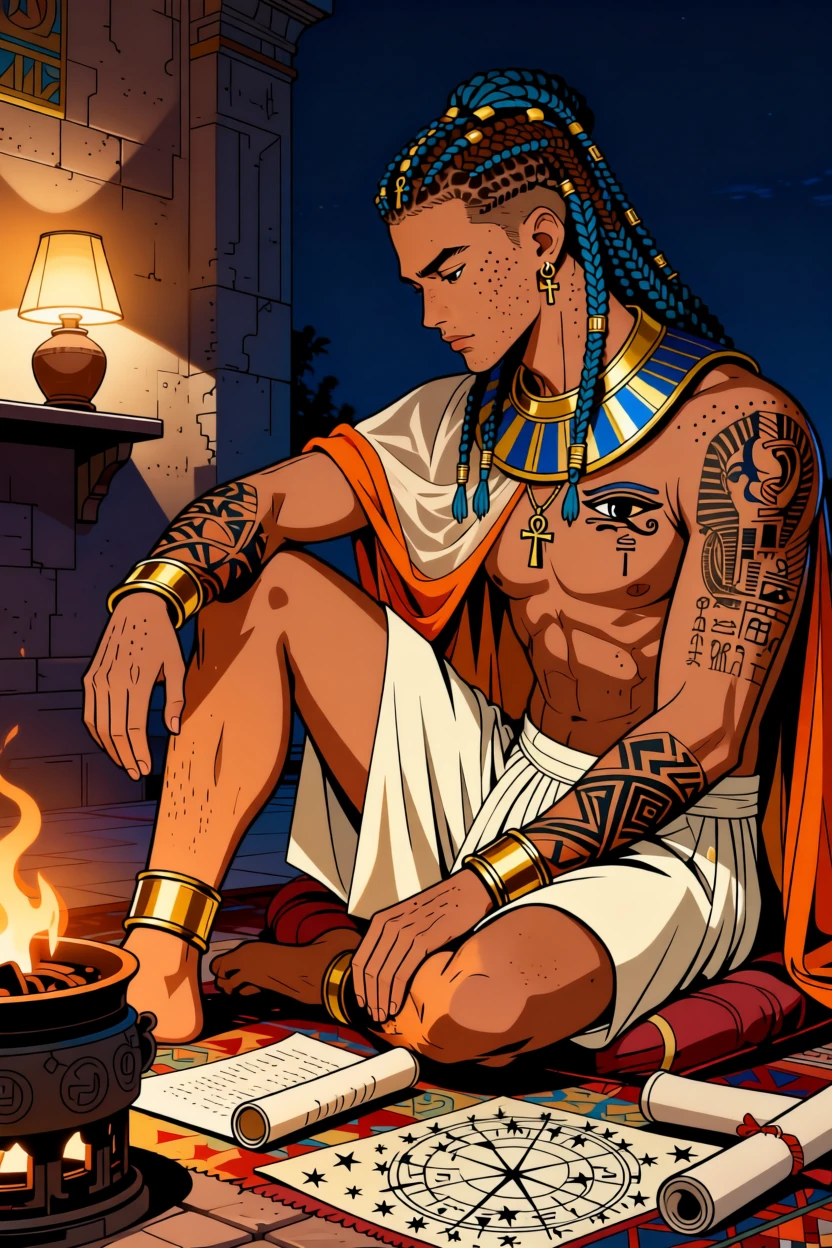 Zahir Khemet, anime art