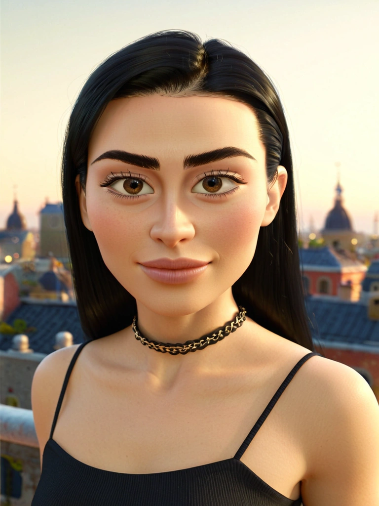 Companion in 3D Pixar art style